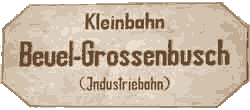 Industriebahnschild